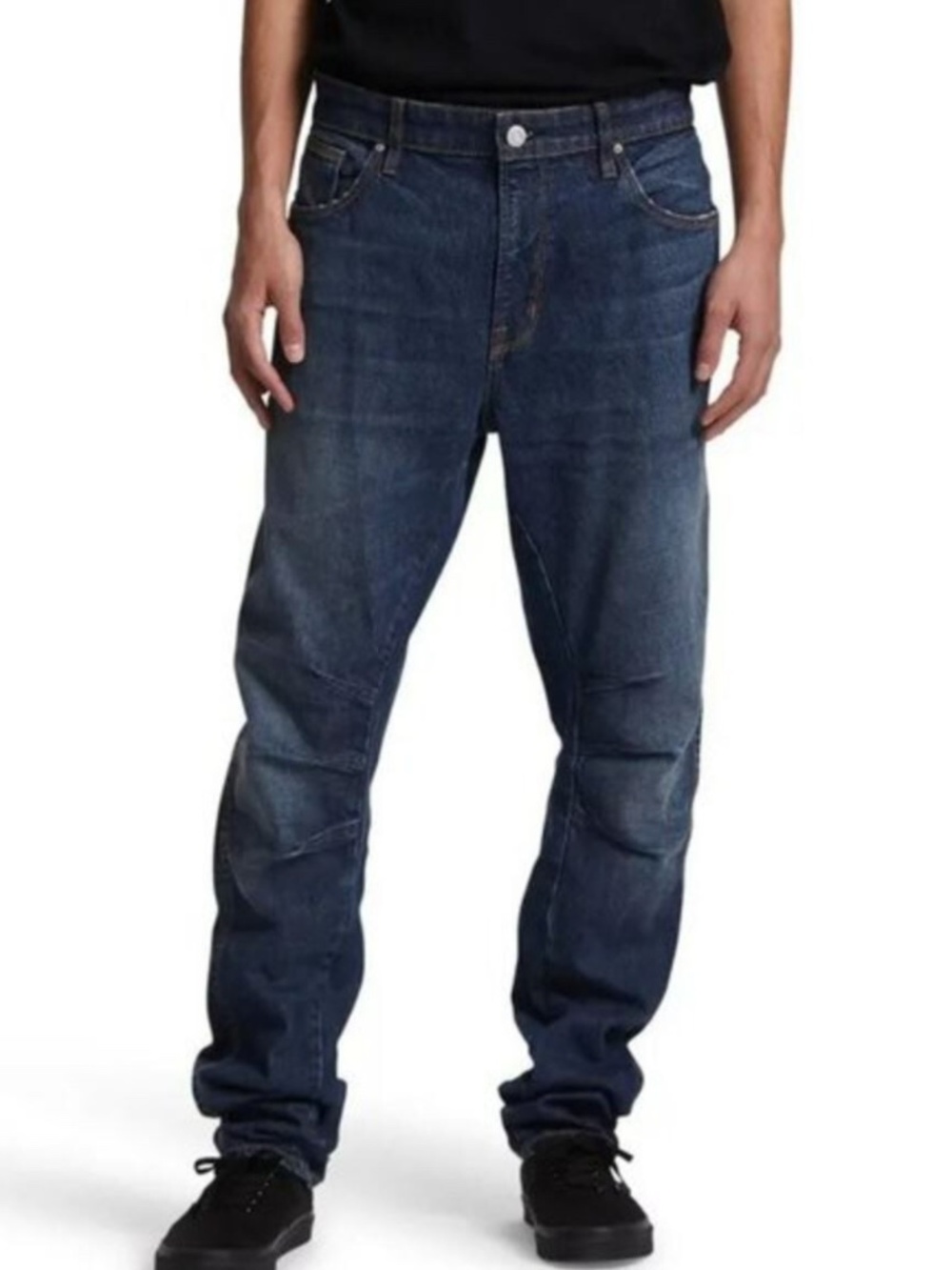 HUDSON men jeans M726DPP CMBE Bow Legged baggy blue 31/32 $245